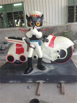 黑貓警長(cháng)卡通雕塑