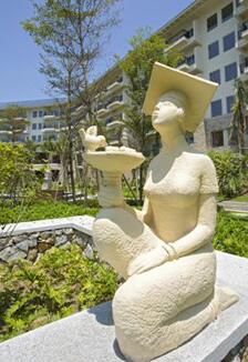 景觀(guān)侍女雕塑